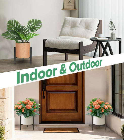 8 12 Inches 1 Pack, Plant Stand Indoor Adjustable, Metal Modern Indoor Plant Stand, Heavy Duty Plant Stands Outdoor