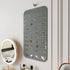 1-Pack Hanging Jewelry Organizer, 80-Pocket Dual-Sided Storage for Earring, Necklace, Bracelet, Ring Travel Holder, Gray