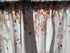Watercolor Fall Leaves Window Valance: 54 x 18 Inch Orange Leaf Vine Curtains for Bedroom and Living Room
