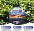 100 1/2 100 (100 Soaker Hose FT for Garden Beds, Rubber Garden Soaker Hoses FT with Connectors, Drip Irrigation