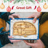 Happy Camper Bamboo Cutting Board, Retro RV Engraved Camping Cutting Board, Gift for Couple