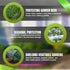 3 Pack Deer Fencing Heavy Duty Bird Netting, Chicken Coop, Fruit Trees, Plants, Plastic Fence, Bird Screen, Outdoor