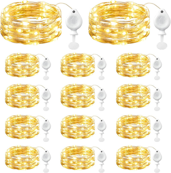 Brightown 14 Pack LED Fairy Lights Battery Operated String Lights, 7ft 20LED
