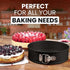 Zulay 9-Inch Premium Nonstick Springform Pan, Leak-Proof Design with Removable Bottom for Cheesecakes, Easy to Clean