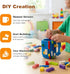 Lumsburry Build-on Brick Coffee Mug, Funny DIY Novelty Cup with Building Blocks Creative for Kids Men Women Xmas