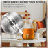 2 Pack Tea Infusers for Loose Tea, Extra Fine Mesh Stainless Steel Tea Strainers with Extended Chain Hook and Drip Tray