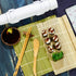 ISSEVE Sushi Making Kit, Sushi Bazooka Maker with Bamboo Mats, Chopsticks, Paddle, Spreader, Knife, DIY Roller Machine