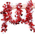 LOMIMOS 32.8 Ft Valentine's Day Tinsel Garland, Shiny Hanging Decor for Wedding Engagement Anniversary Party