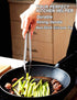 Anaeat Premium Sturdy Barbecue Tongs - 7, 9, 12 Inch Non-Slip Stainless Steel Locking Tongs for Grilling & Cooking