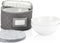 Stack Store Plus More China Storage Quilted Case for Dessert Plates, Bowls, Small Plates, Gray, 8" W x 6" H