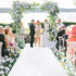 Shimmer White Aisle Runner 2x15ft for Wedding Ceremony, Sequin Outdoor Rug Runner