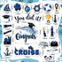 Lounsweer 24 Pcs Graduation Cruise Door Decorations, 2024 Congrats Grad Hat Magnet for Cabin Door, Refrigerator