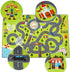 4x6 HOMORE Kids Play Mat Rug, Fun and Educational City Play Rug for Hot Wheels Track Racing, Kids Carpet Playmat Area
