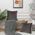 2 pcs Pack Throw Pillow Covers Corduroy Solid Soft Chestnut Brown 18x18 Inch Decorative Pillow Cases