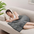L'AGRATY Weighted Lap Blanket 5lb: Small Weighted Blanket for Adults Portable Travel
