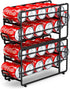 CANYAVE Soda Can Organizer Storage Rack, 2 Pack Stackable Beverage Soda Can