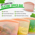 6 51oz, Reusable Silicone Food Storage Bag, Cups, Large Container, Made in Korea BPA-Free Platinum Silicone