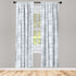 Ambesonne Harbour Stripe Window Curtains, 2-Panel Set with Rod Pocket, Abstract Nautical Ocean Design, 28" x 63" Blue