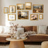 TWING 8x10 Picture Frame, Display 5x7 Pictures with Mat or 8x10 Without Mat, Rustic Gold, 1 Pack