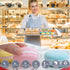 HOTPOP Piping Bags and Tips Set for Macarons - 17-Piece Baking Supplies Kit, Reusable Silicone Pastry Bags