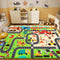Mfmiudole Kids Rug Play Mat for Toy Cars, 59"39.4" Construction Site Road Traffic