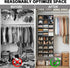 Closet, 30 Closet 17''W11.5''Dx 48''H coastal rose Hanging Shoe Organizer for Sections Hanging Organizers and Storage