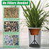 UYEDUJZ 12-22" (4.3-8.6" Adjustable Plant Risers for Inside Pots, Rise Planter Inserts for Large Pots, Planter Lift