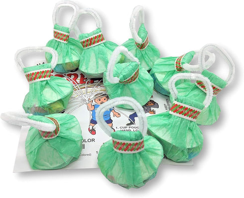 10 Pack Multi Color Hand Toss Streamers, No Mess Dazzling Paper Throw Streamer for Parties