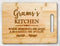 Grams's Kitchen Bamboo Cutting Board - Best Grams Cutting Board - Mother's Day Gift - Birthday Gifts from Grandchildren