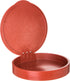 Carlisle FoodService Products Insulated Hinged Tortilla Server, 7" / 1", Terra Cotta