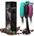 Milk Frother for Coffee with Deluxe Stand, Handheld Foam Maker for Lattes, Electric Whisk for Cappuccino