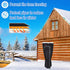 Glooglitter 1 25" x10 Pcs L W Electric Heated Outdoor Faucet Cover for Winter Freeze Protection Heating Hose Bib Covers