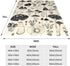 JIASTGO Cozy 40''X50'' Mushroom Throw Blanket Soft Warm Mushrooms Blankets Fuzzy Plush Fleece Mushroom Blanket Gifts