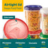 ELEGANT DISPOSABLES 32 oz Plastic Food Storage Containers, Reusable Leak Proof Pack of 12