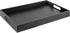 Home Redefined Beautiful Modern Elegant 17.5"x12" Rectangle Classic Black Faux Leather Decorative