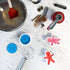 Tovolo Gingerbread Girls Templates Reverse, Set of 6 Cookie Stamps with Cutter, Dishwasher Safe