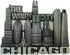 Chicago Souvenir Magnet, Windy City Skyline Decoration, Durable Refrigerator and Office Magnetic Decal