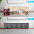 Onlyeasy Foldable Storage Bins with Lid, Pack of Two Storage Box Cube Cubby Basket Closet Organizer with Leather