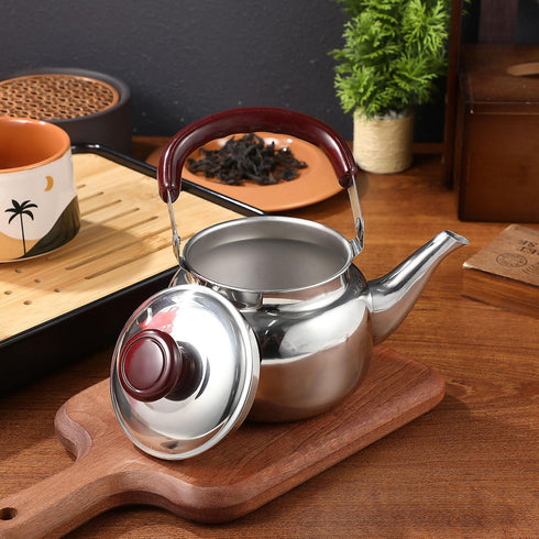 Stainless Steel 500Ml Whistling Tea Kettle with Cool Handle, Efficient Water Boiler for Home, Kitchen, Cafe, Suitable