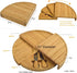 Monogrammed Picnic at Ascot Patented Personalized Engraved Bamboo Cheese/Charcuterie Board with Cheese Knives- Designed