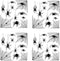 Beistle 4 Sheets (44 Pieces) Spider & Web Window Clings, Realistic Halloween Decorations for Spooking Up Your Home