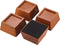 Premium Pine Wood 2-Inch Furniture Risers, Heavy-Duty, 2000 Lb Capacity, Floor Protectors