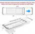 13.8" 20.8", TreeLen Over The Kitchen Sink Caddy Sponge Holder Organizer Drying Rack Expandable for Sponge Brush Soap