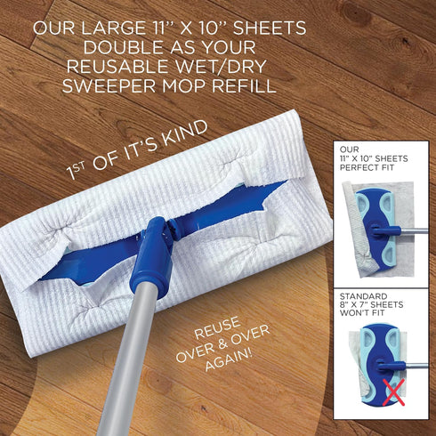 12 11" 10", Swedish Dishcloths for Kitchen XL, Sheet Roll, Biodegradable & Compostable, Reusable Paper Towel Cleaning