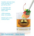 Soireehome Tilt Twin Beverage Chilling Balls, Set of Two with Garnishing Sticks & Stands