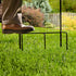 640-KD Liberty Garden Decorative w/Bib Hose Stand, Black
