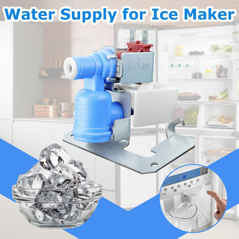 WR57X10033 Refrigerator Water Inlet Valve Fit for G-E Ken-More Hot-Point Refrigerators, Replace WR57X110 WR57X0102 WR57X102 WR57X90 WR57X95 WR57X93 with Protective Shell by TOMOON