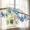 Kanpura 12 Pcs Crystal Suncatchers Colorful Chandelier Prisms Crystals Pendants Parts Hanging