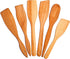 6 Wooden Spoons for Cooking, 100% Natural Nonstick Beechwood Utensils Set