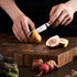 KYOKU 4.5 Inch Paring Knife - Daimyo Series Fruit Knife with Ergonomic Rosewood Handle, Japanese 440C Stainless Steel